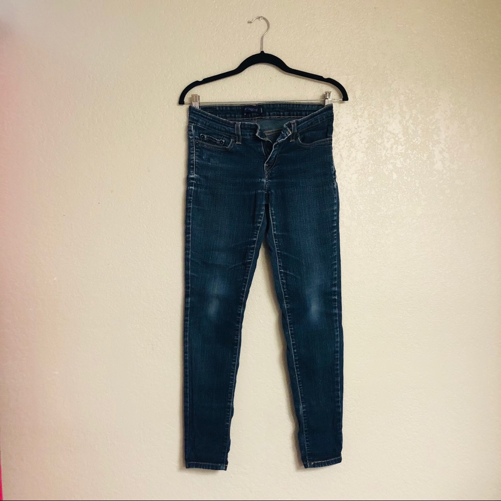 Levi's 535 Dark Blue Denim Leggings (5 Medium)